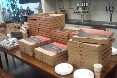 pizza boxes