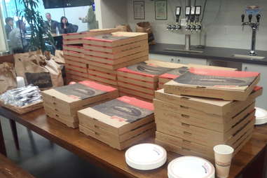 pizza boxes