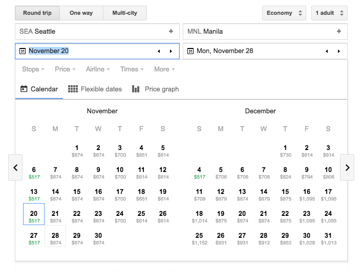cheap flight to manilla