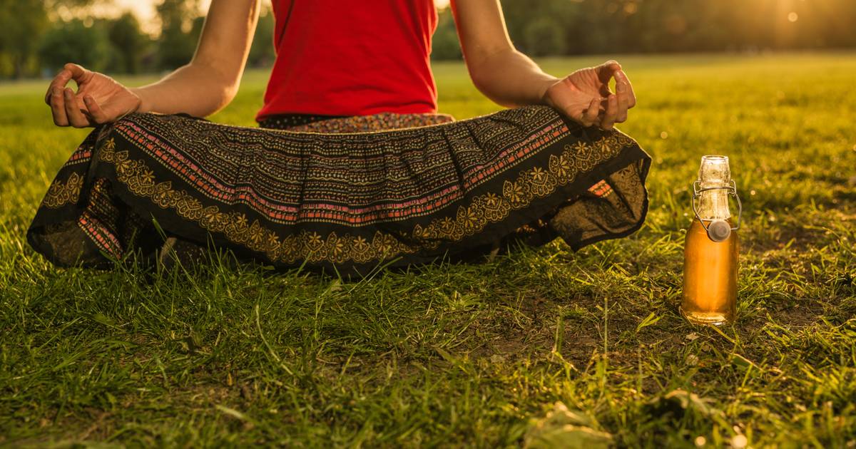 Beer yoga is a health craze