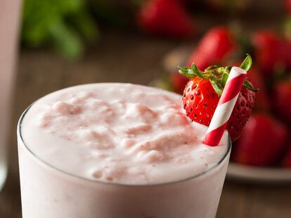 strawberry milkshake