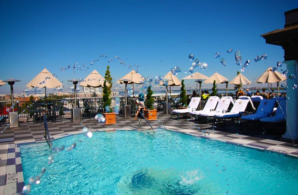 Market Pavilion Rooftop Bar A Charleston, SC Bar.