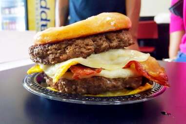 Glazed the Donut Cafe burger