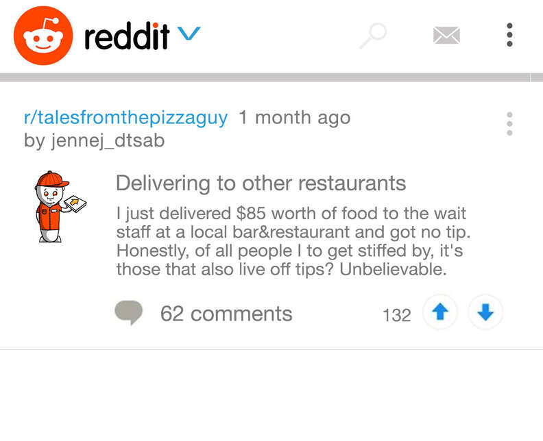 pizza story on Reddit