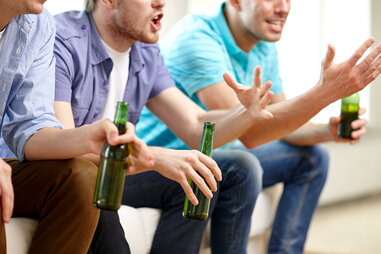 Guys hanging out