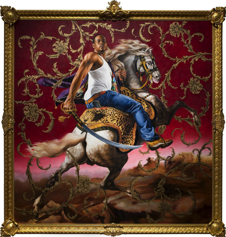 Officer of the Hussars painting