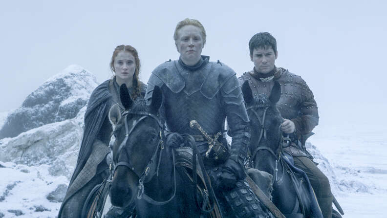brienne sansa and pod in game of thrones