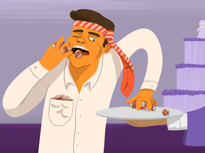 Gross Guy at a Wedding