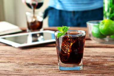 whiskey scotch coke