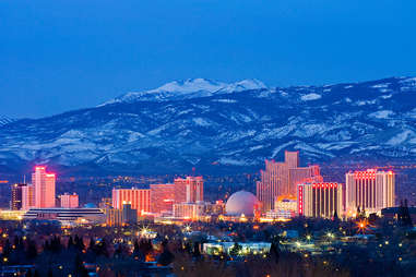 Reno Nevada skyline