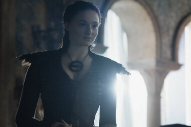 sansa black feather dress game of thrones