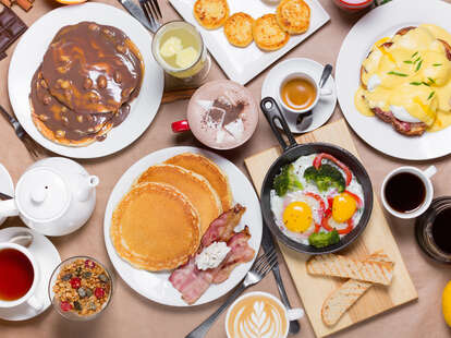 An incredibly bountiful breakfast