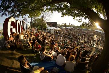 Crowd at Governor's Ball