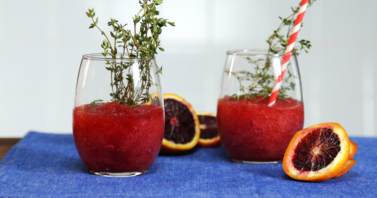 Frozen Blood Orange Negroni Recipe Thrillist