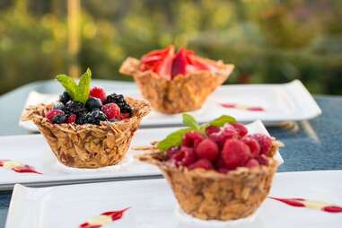 Granola cups at Las Brisas