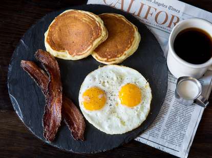 Breakfast at Plums Cafe