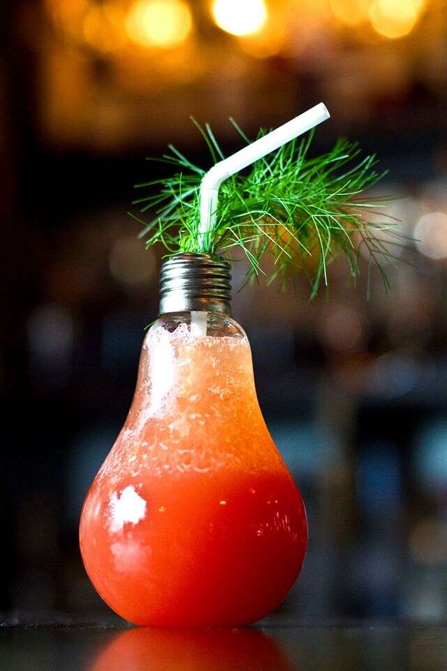 Lightbulb cocktail