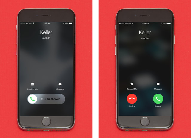 iphone 6s receiving phone calls