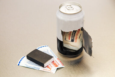 Beer can emergency kit