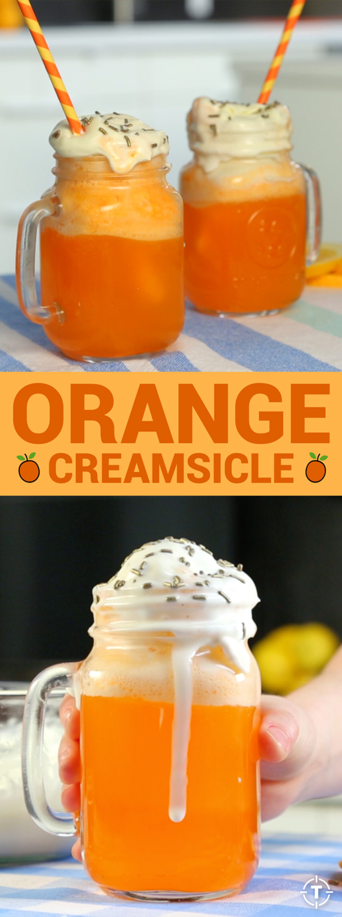 3Ingredient Orange Vodka Creamsicle Recipe Video Thrillist