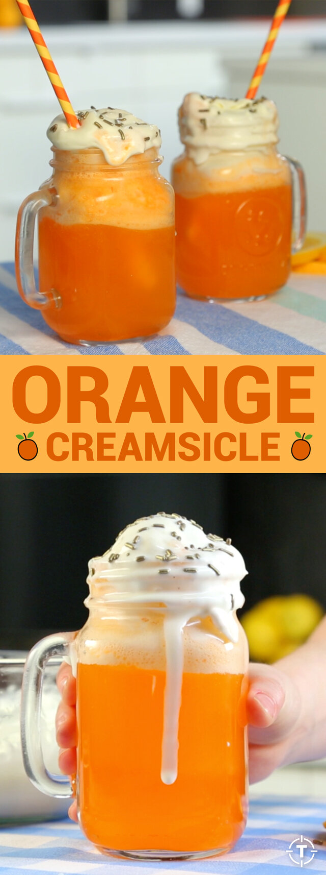 3Ingredient Orange Vodka Creamsicle Recipe Video Thrillist