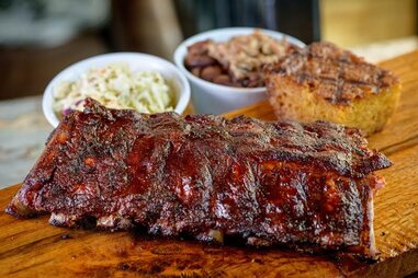 Ribs at Baby Blues BBQ in L.A.