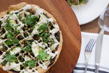 Lunch at Cafe Gratitude in L.A.