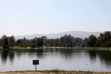 Lake Balboa in L.A.