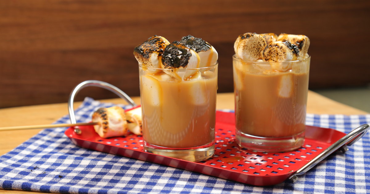 Toasted Marshmallow Coffee Cocktail Recipe Video Thrillist