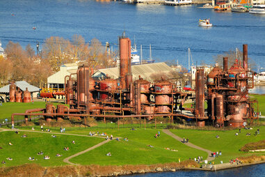 Gasworks Park in Seattle