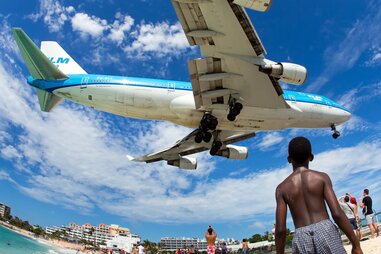 Caribbean airplane