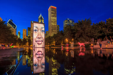 Crown Fountain chicago