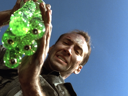 nic cage in The Rock