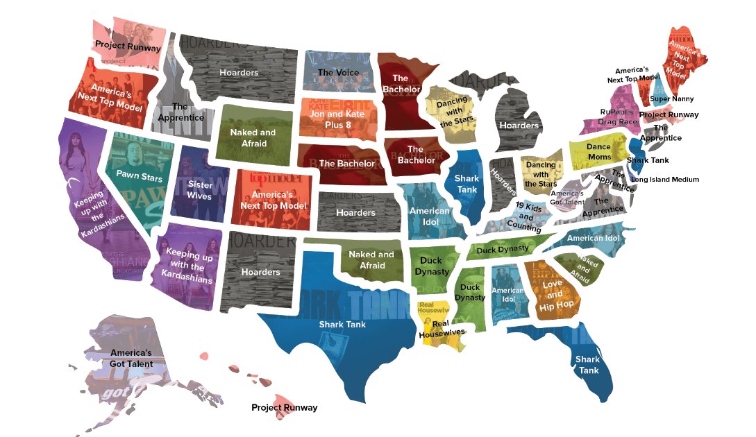 Every State's Favorite Reality TV Show - Thrillist