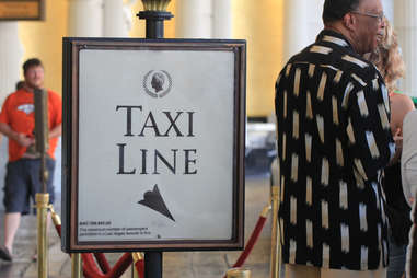 Taxi line in Vegas 