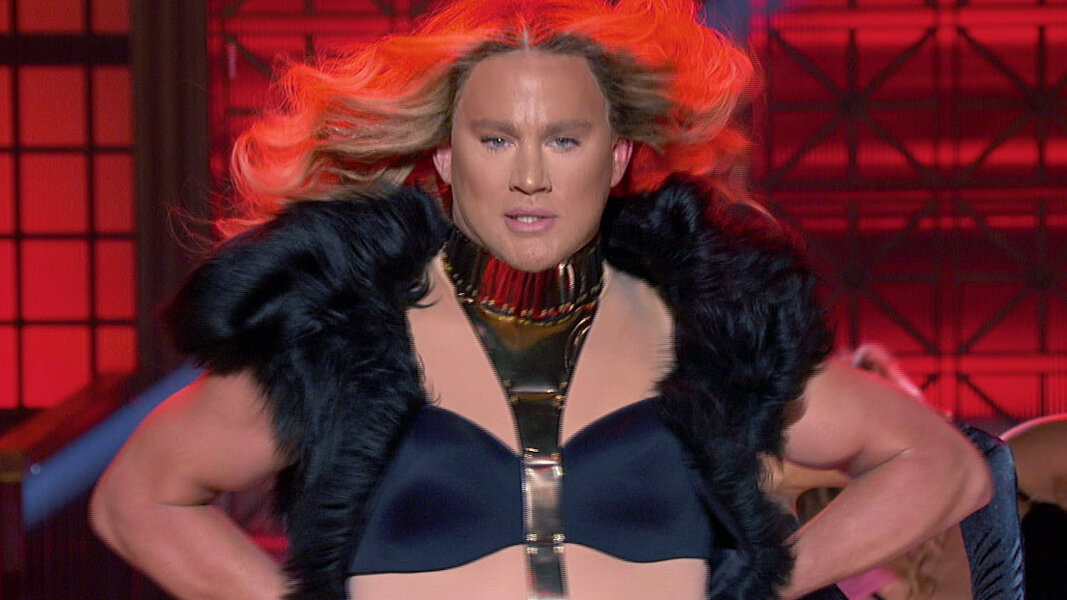 Christine Quinn embodies Christina Aguilera's iconic look from her 2002  music video for Dirrty