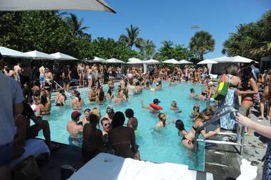 Pool party at Hyde Beach Miami 