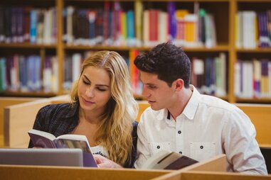 college library flirting
