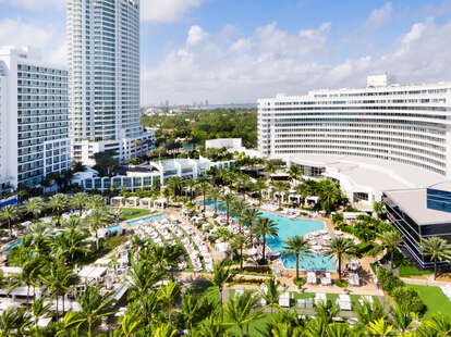 The Fontainebleau Hotel in Miami Beach