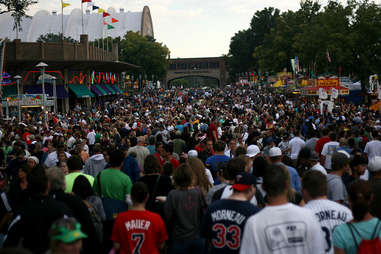 Minnesota state fair crowd
