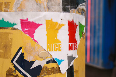 Minnesota nice sticker