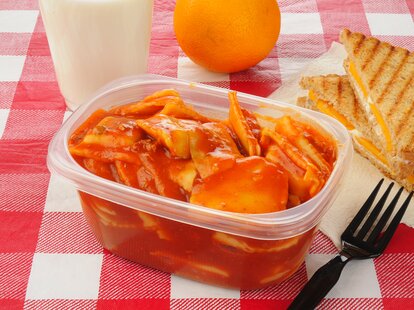 Ravioli in tupperware