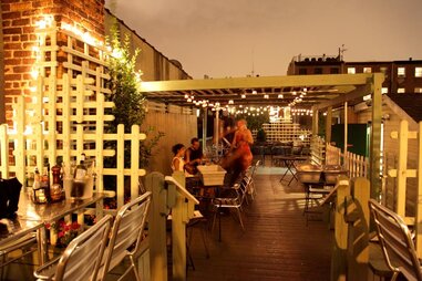 The rooftop at Graziella’s