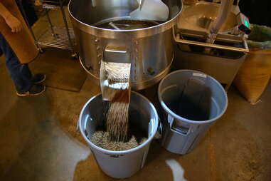 Collecting step in roasting process