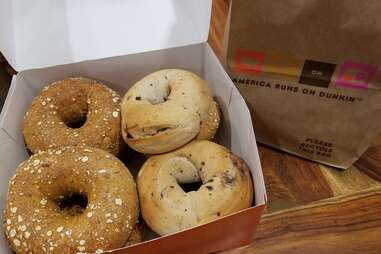Dunkin Donuts bagels