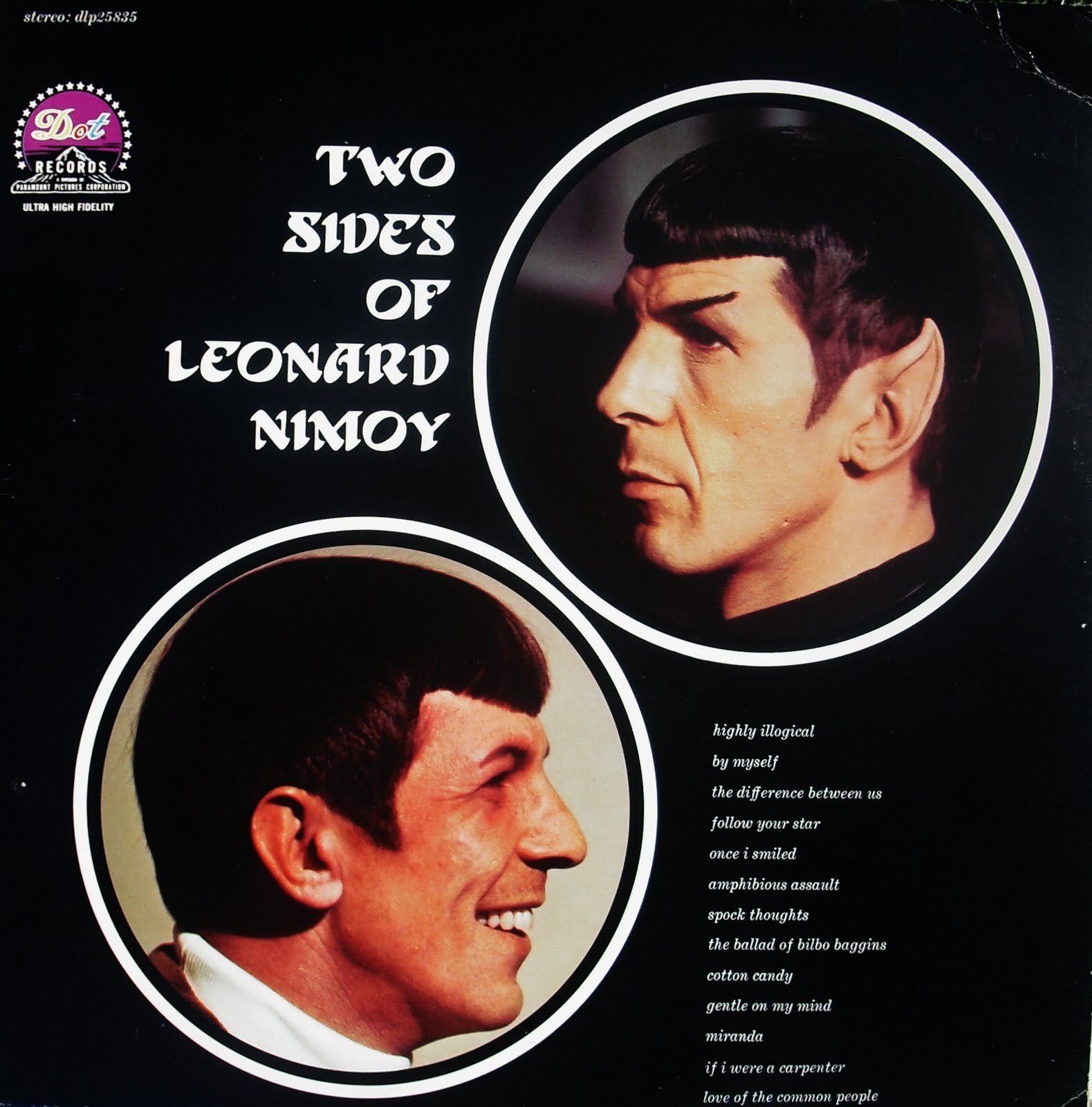 Leonard Nimoy, Two Sides of Leonard Nimoy