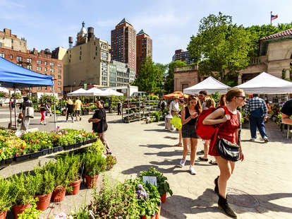 Outdoor at a farmer's market 