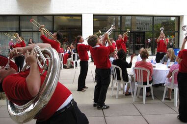 The UW marching band
