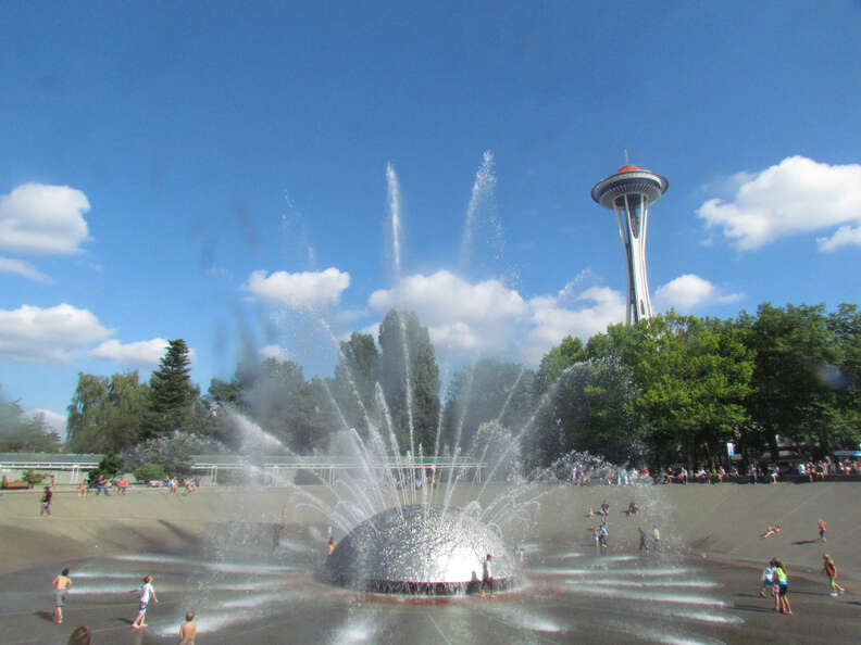 International Fountain at the Seattle Center 