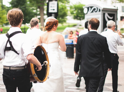 A wedding march in Wisconsin